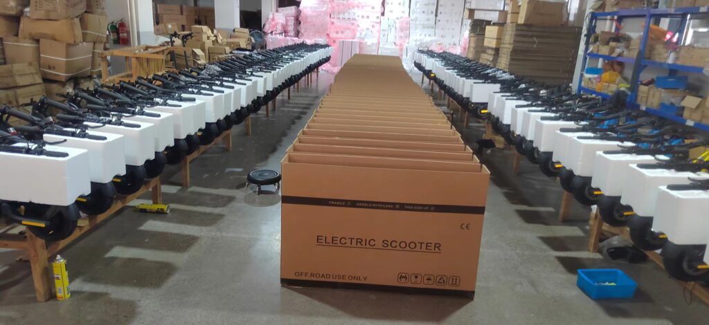 E scooter packaging
